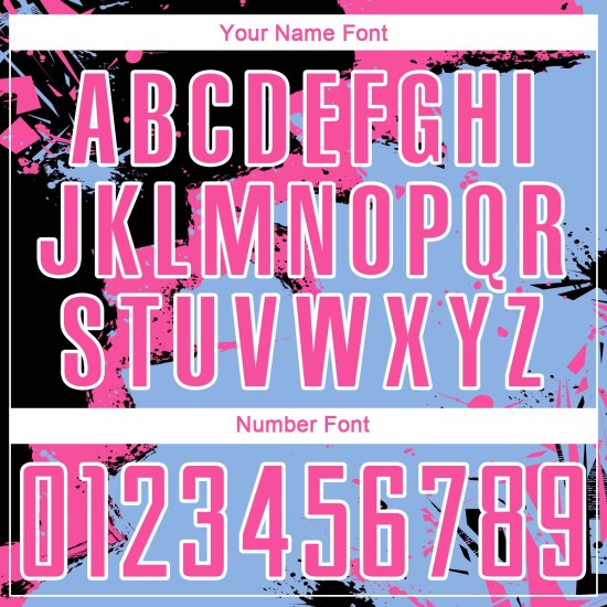 Custom Black Pink-Light Blue Spalsh Sublimation Soccer Uniform Jersey Custom Black Pink-Light Blue Spalsh Sublimation Soccer Uniform Jersey