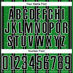 Custom Black Grass Green-White Line Sublimation Soccer Uniform Jersey Custom Black Grass Green-White Line Sublimation Soccer Uniform Jersey