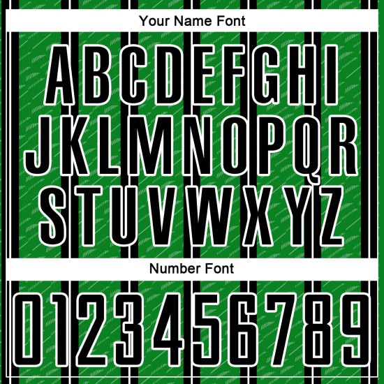 Custom Black Grass Green-White Line Sublimation Soccer Uniform Jersey Custom Black Grass Green-White Line Sublimation Soccer Uniform Jersey