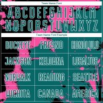 Custom Black Teal-Pink Spalsh Sublimation Soccer Uniform Jersey Custom Black Teal-Pink Spalsh Sublimation Soccer Uniform Jersey