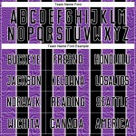 Custom Black Purple-White Line Sublimation Soccer Uniform Jersey Custom Black Purple-White Line Sublimation Soccer Uniform Jersey