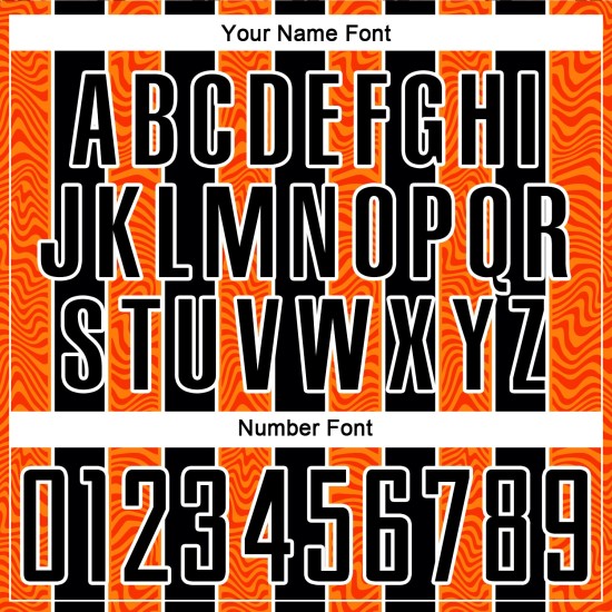 Custom Black Orange-White Line Sublimation Soccer Uniform Jersey Custom Black Orange-White Line Sublimation Soccer Uniform Jersey