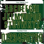 Custom Black Green-Old Gold Spalsh Sublimation Soccer Uniform Jersey Custom Black Green-Old Gold Spalsh Sublimation Soccer Uniform Jersey